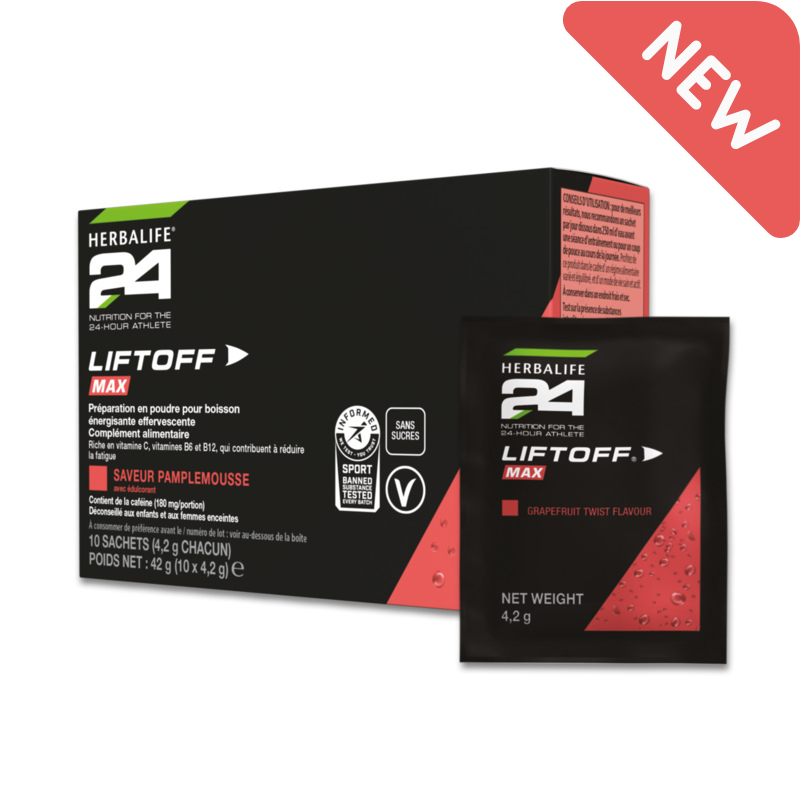 LiftOff® Max H24 Grapefruit 10 zakjes van 4,2 g